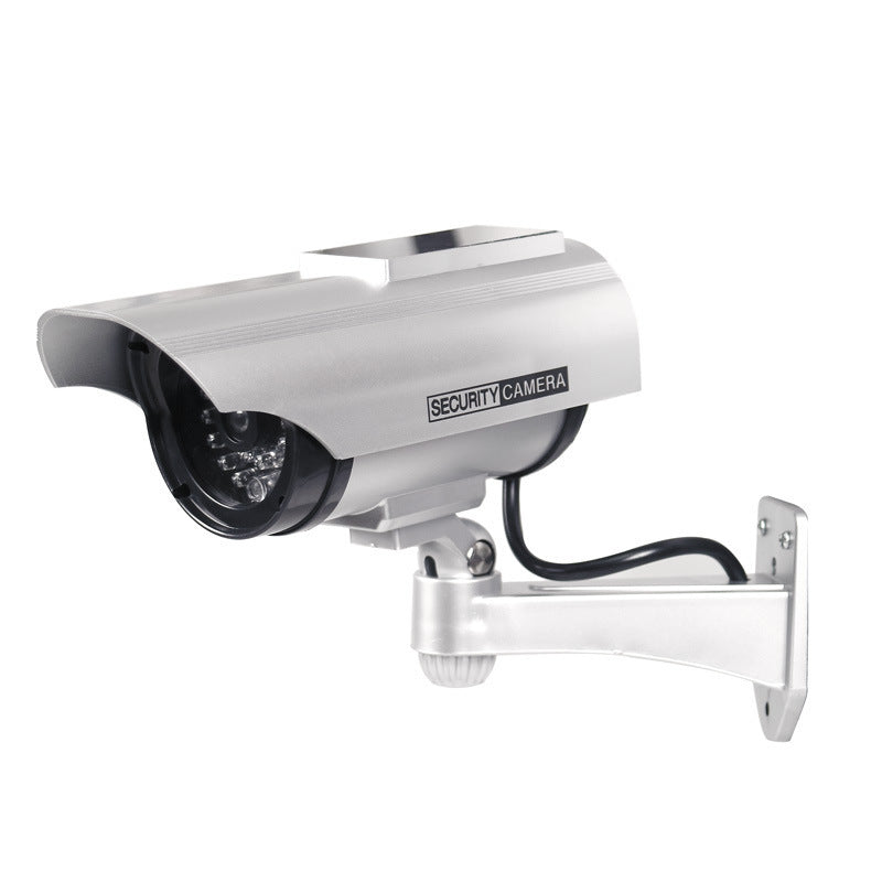 Solar-Powered Fake Camera White